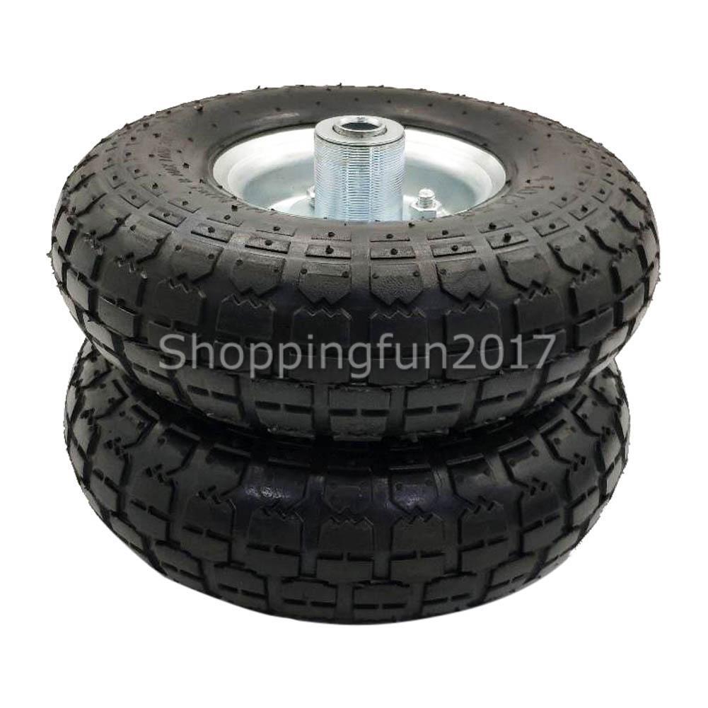 2X 10" Hand Trolley Wheel Puncture Proof 3.504 Heavy Duty 16mm OZ eBay