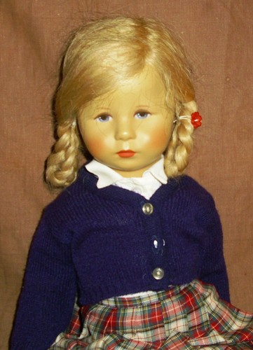 Käthe Kruse Puppe-48cm-unbespielt-80iger Jahre-sehr guter Zustand - Bild 13 von 13
