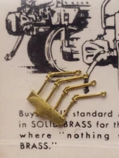 BRASS STANDARD AIR HOSES AH-277 HO SCALE ASSORTED DETAIL PARTS CAL-SCALE