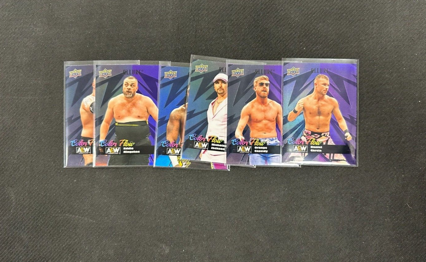 2024 Upper Deck Allure AEW Elite Color Flow Blue-Purple #CF1-CF30 Pick ...