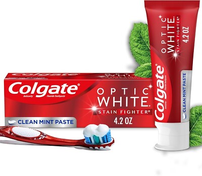 **3pk Colgate Optic White Renewal High Impact Teeth Whitening Toothpaste 4.2 Oz