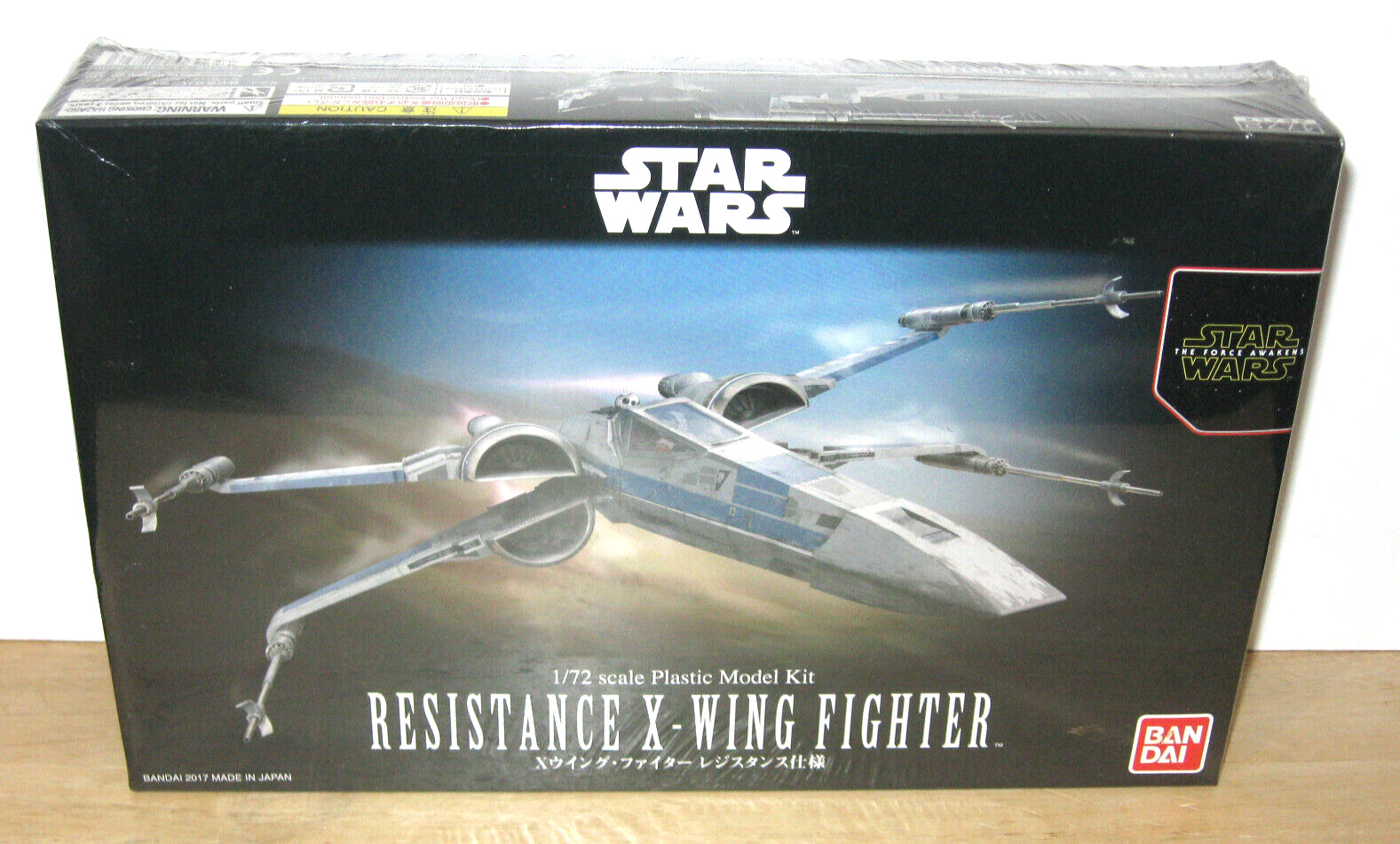Bandai 1/72 Model Kit Star Wars The Force Awakens Resistance X-Wing Fighter NIP