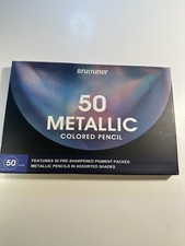 50 metallic Brutfuner colored pencils NEW In Box