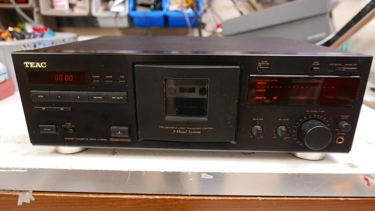 TEAC ステレオカセットデッキ　V-3000 中古 TEAC V-3000 – Audiolife － Enjoy your audio life!!