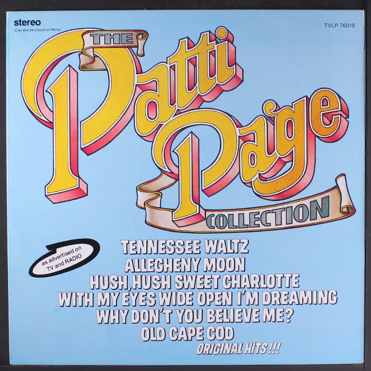 PATTI PAGE: the collection PRECISION 12
