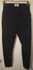 Denizen Levi  s High Rise Skinny Essential Stretch Jeans Black Women  s 4L W27 L32