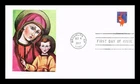 US COVER THE SNOWY DAY FIRST DAY ISSUE ARGINEH ZADOORIAN AFDCS CACHET INSERT
