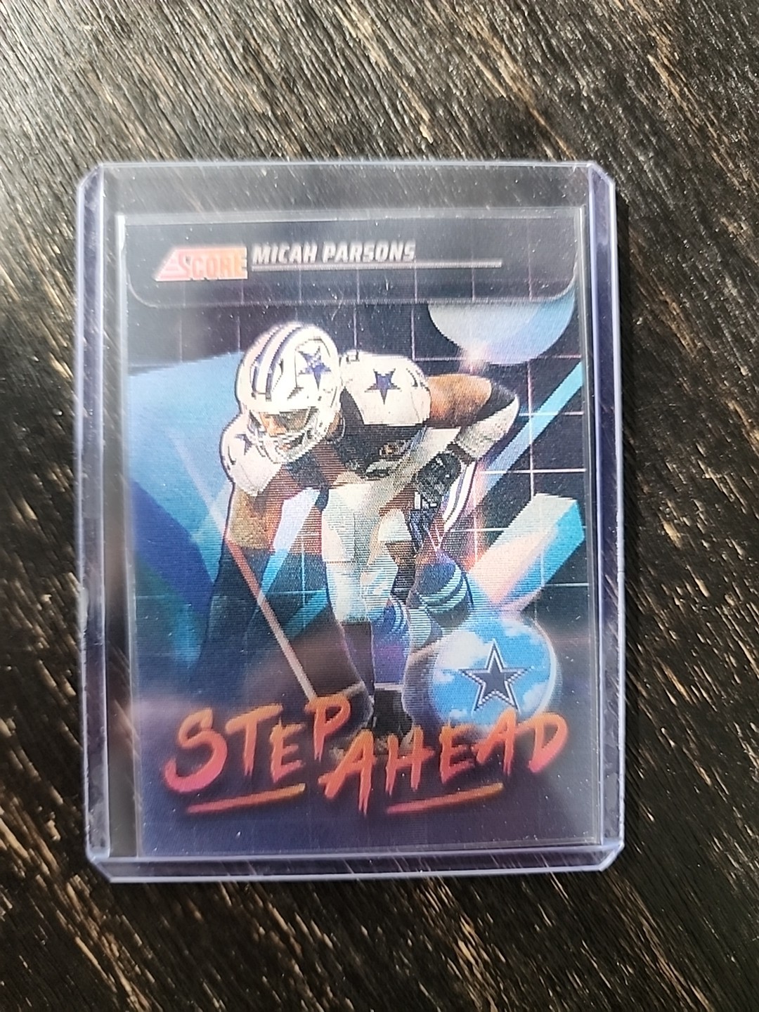Micah Parsons 2025 Score football Step Ahead Case Hit - SSP Cowboys