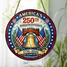 USA 250th Anniversary Suncatcher, 1776 2026 P...