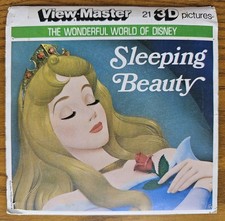 Vintage Sleeping Beauty View Master 3 Reel Set  Book Packet B308 Walt Disney