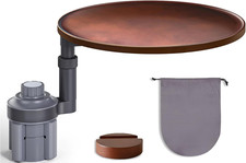 Car Desk for Laptop  Car Table Tray, Height-Adjustable 360  Rotating Wood Car L