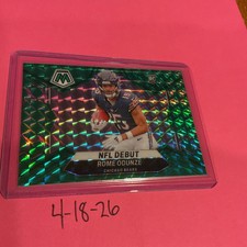 2024 Panini Mosaic - NFL Debut Green Mosaic Prizm #281 Rome Odunze (RC) Bears