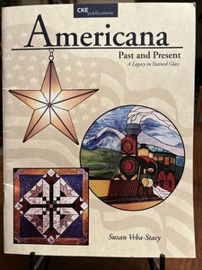Americana Stained Glass past And Present Legacy Suzan Vrba-Stacy 2002 Train