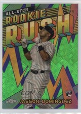 2024 Chrome Logofractor Edition Green Refractor 23/99 Jasson Dominguez 03d4