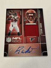 RODDY WHITE 2025 PANINI SILHOUETTE NFL RELICS PATCH FALCONS AUTO #/199