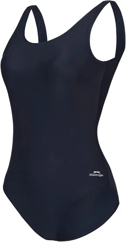Slazenger Xtra Life Basic Stretch Navy Swimsuit - Size 10