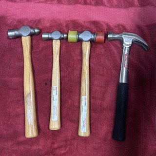 Vintage Craftsman Ball Peen and Soft Face Hammer Claw Hammer Lot USA Read!