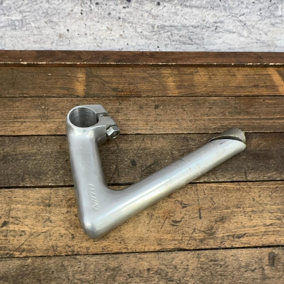 Vintage Nitto Quill Stem 25.4 Clamp 22.2 Japan Silver Alloy Road