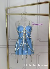 Doll Dress For Fashion Royalty Integrity Poppy Parker NuFace Rhinestone Jewelry