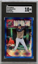 HOT! BLUE! *SGC 10 GEM MINT! 2018 Panini Donruss Dominator #D9  SHOHEI OHTANI RC