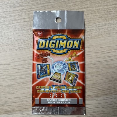 Digimon Booster Card ungeöffnet 8 Karten Serie 2
