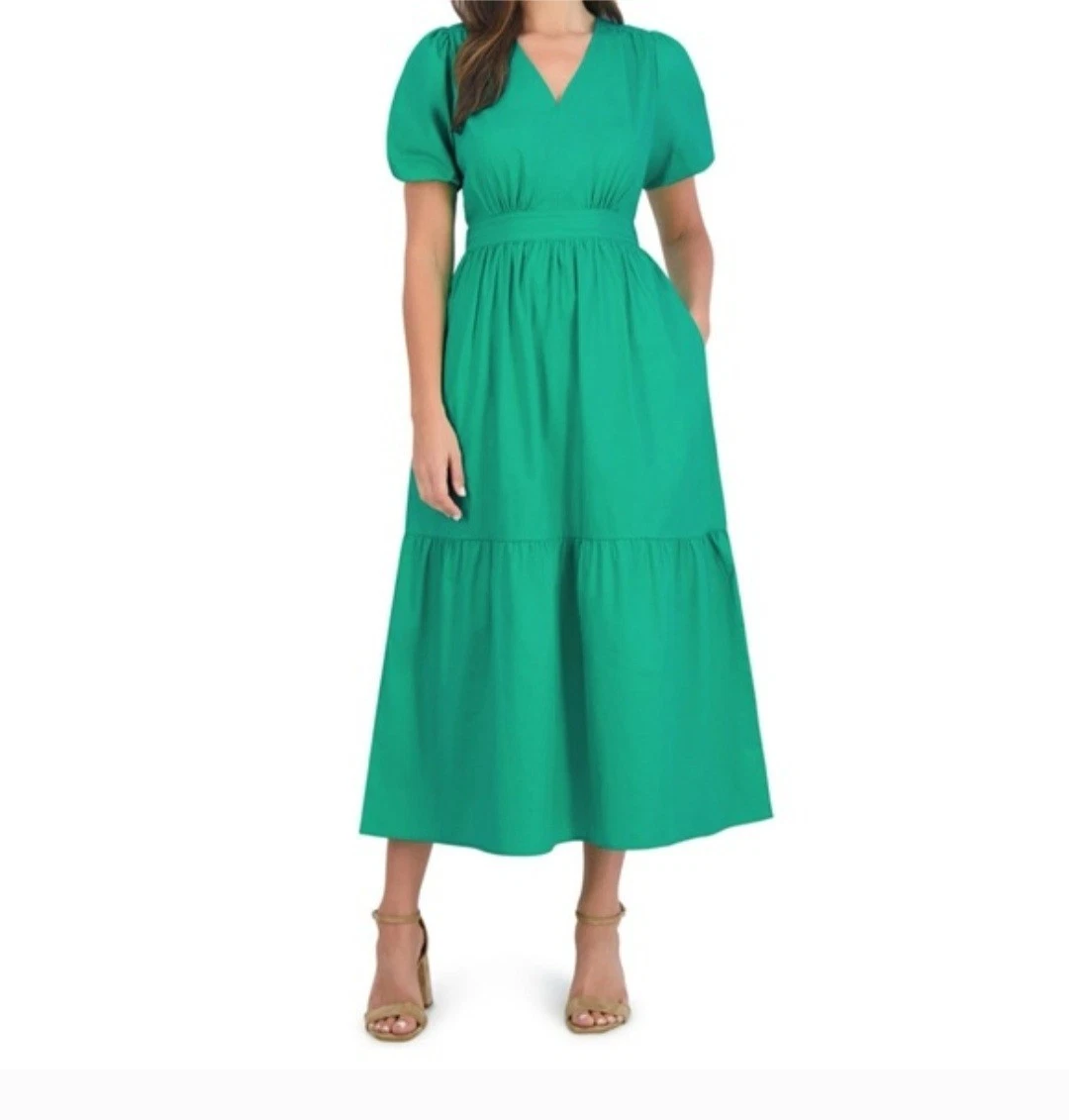 green emerald velvet dress Velvi - Alances Maxi Dress - Emerald Green Tulle - Final Sale main image 1