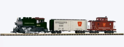 PIKO #38103 Pennsylvania (PRR) Freight Starter Set (G-Scale) 120V NEW