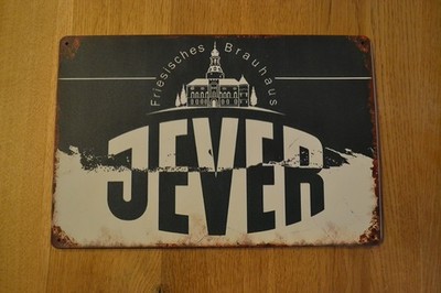 JEVER Bier Blechschild - Retro - Vintage - Werbeschild - Deko