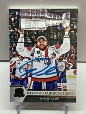 2019-20 UD THE CUP TOM WILSON AUTO DAY WITH THE CUP SIGNATURES  #DC-TW