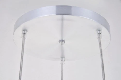 Living District Nora 3 Light Transitional Aluminum Pendant in Black - Picture 5 of 9