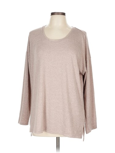 Banana Republic Women Brown 3/4 Sleeve T-Shirt L - Picture 1 of 4