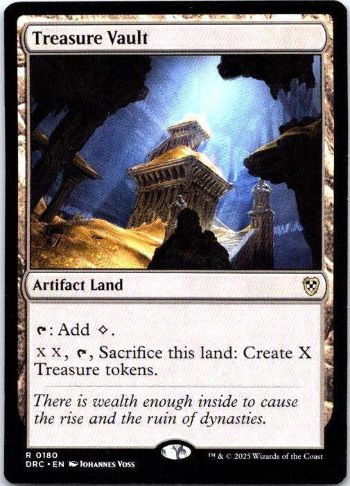Treasure Vault 180 Rare Commander: Aetherdrift Magic: The Gathering Near Mint