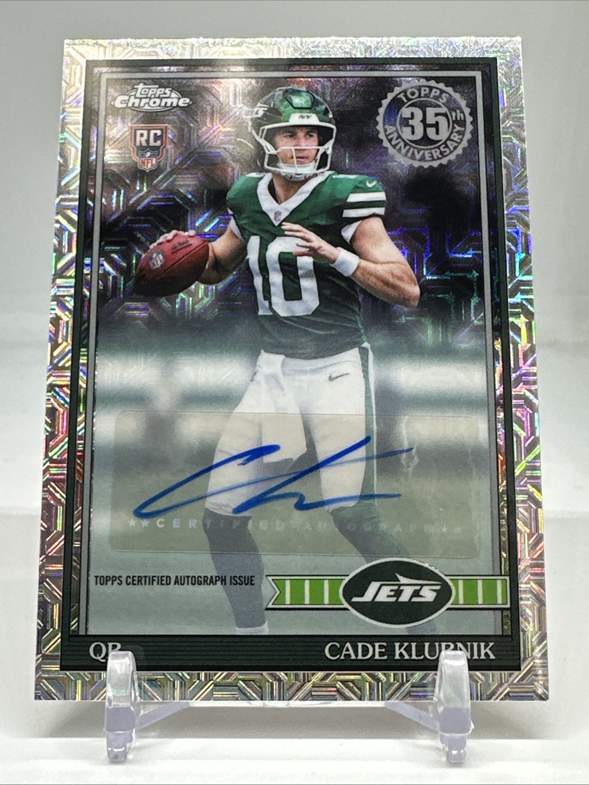2026 Topps Flagship Cade Klubnik Chrome Silver Pack 1991 Auto #91TRC-6 93
