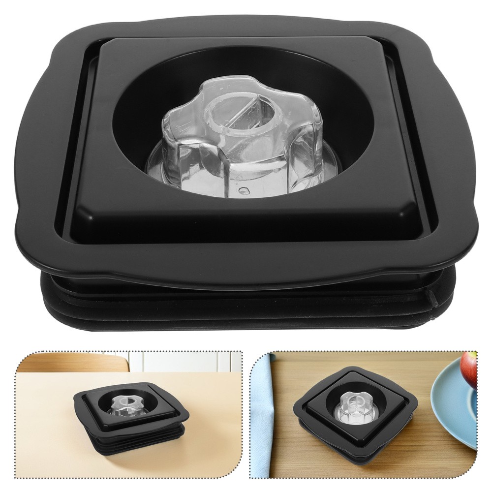  Blender Cup Lid: Blender Cup Lid Black - Plastic Sealing Cap Replacement -