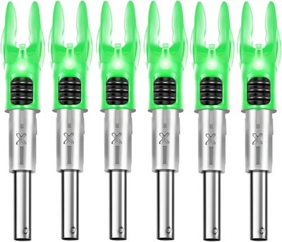 DEEPOWER X Lighted Nocks - Multi-Fit .204/.233/.244/.246 with ON/OFF Switch New