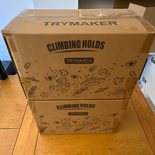 TRYMAKER Climbing Holds Set - 60PCS (2 x 30PCS) Max Weight 150kg