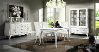 Esszimmer Esstisch Stuhl Kommode Vitrine Gruppe Tisch Holz Tische Lux Set 7Tlg.