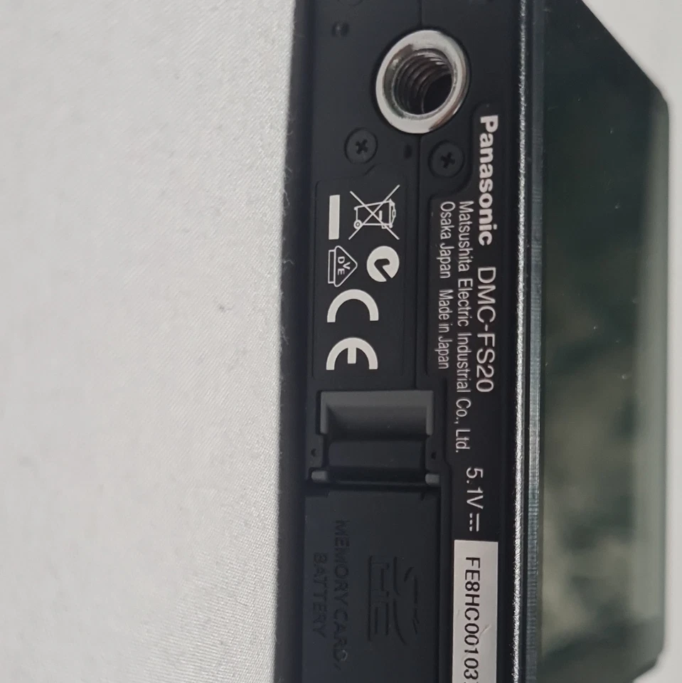 Panasonic Digital Camera Lumix DMC-FS20 10.1MP Black Tested, photo 4 of 5