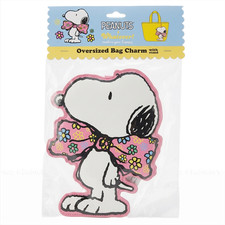 Snoopy Floral Bowtie Oversized Bag Charm Stand Peanuts Whatever Co