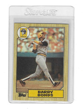 1987 Topps Rookie Card Barry Bonds RC #320 - Pirates Free Shipping       B2c. rookie card picture
