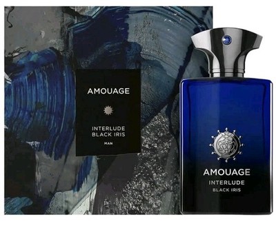Amouage Men's Interlude Black Iris Eau de Parfum Cologne 3.3 oz/ 100 ml New