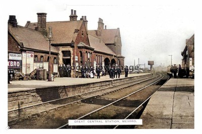 ptc2804 - Yorks. - Der große Hauptbahnhof in Mexborough - Druck 6x4