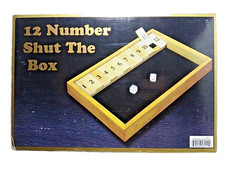12 Number SHUT THE BOX  New / Open Box