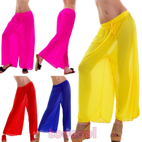 Pantaloni donna leggeri mare copricostume trasparenti velati nuovi UP14159  | eBay
