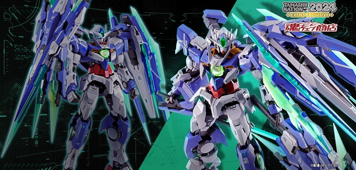 Metal Build Mobile Suit Gundam 00 Qan(T) Full Saber Tamashii