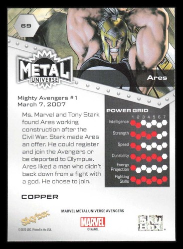 2023 Skybox Avengers Marvel Metal Universe Base Copper Cards You Pick & Choose - Picture 87 of 89