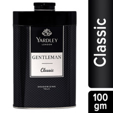 Yardley London Talcum Powder Gentleman Classic 100 grams pack 3.5oz Tin box
