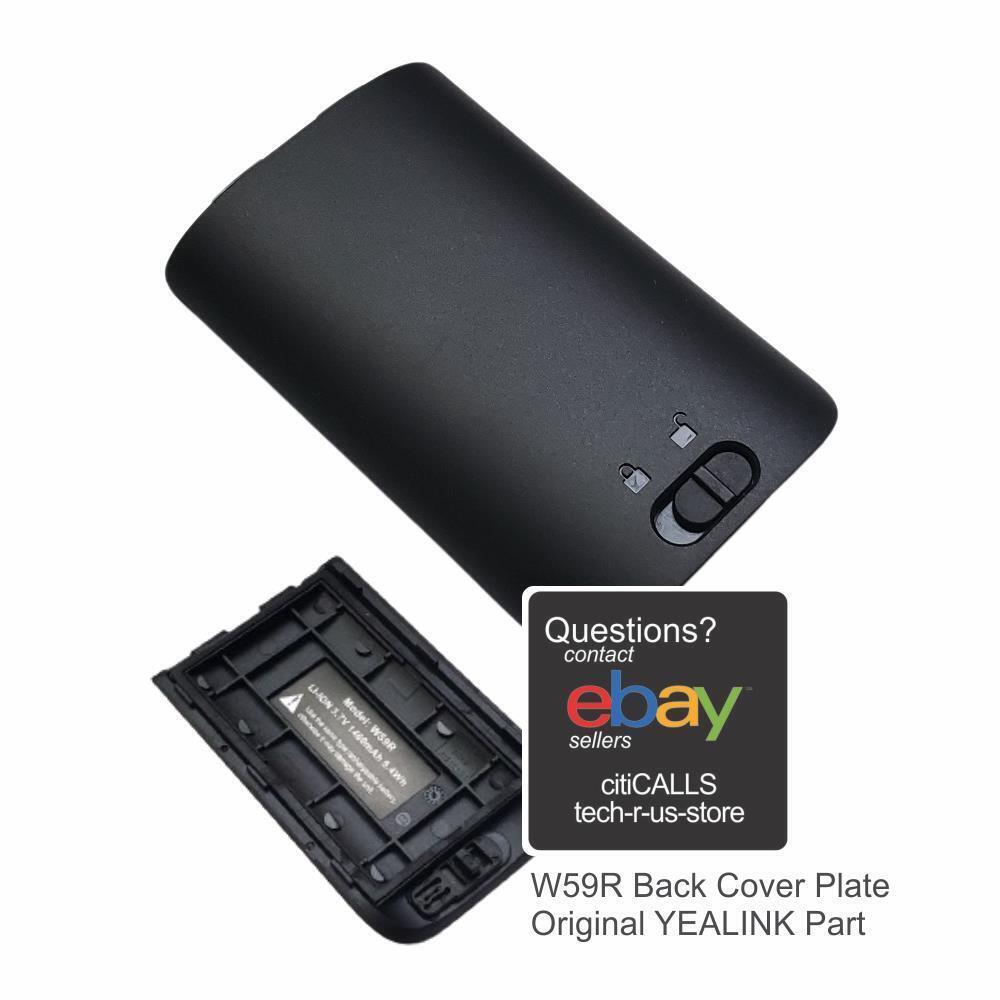 Yealink BTC-W59R 330100001029 Back Cover Plate Battery Cap Original Spare  Part | eBay