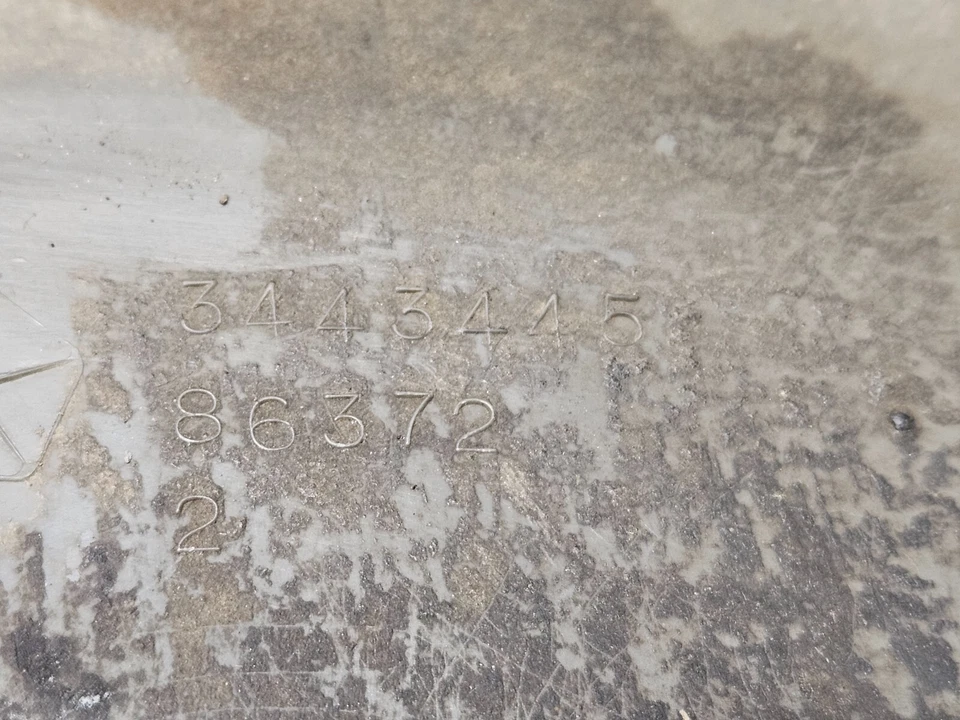 Plymouth Barracuda Cda 1971 guardabarros delantero izquierdo protector contra salpicaduras 3443445 Foto 4 de 4