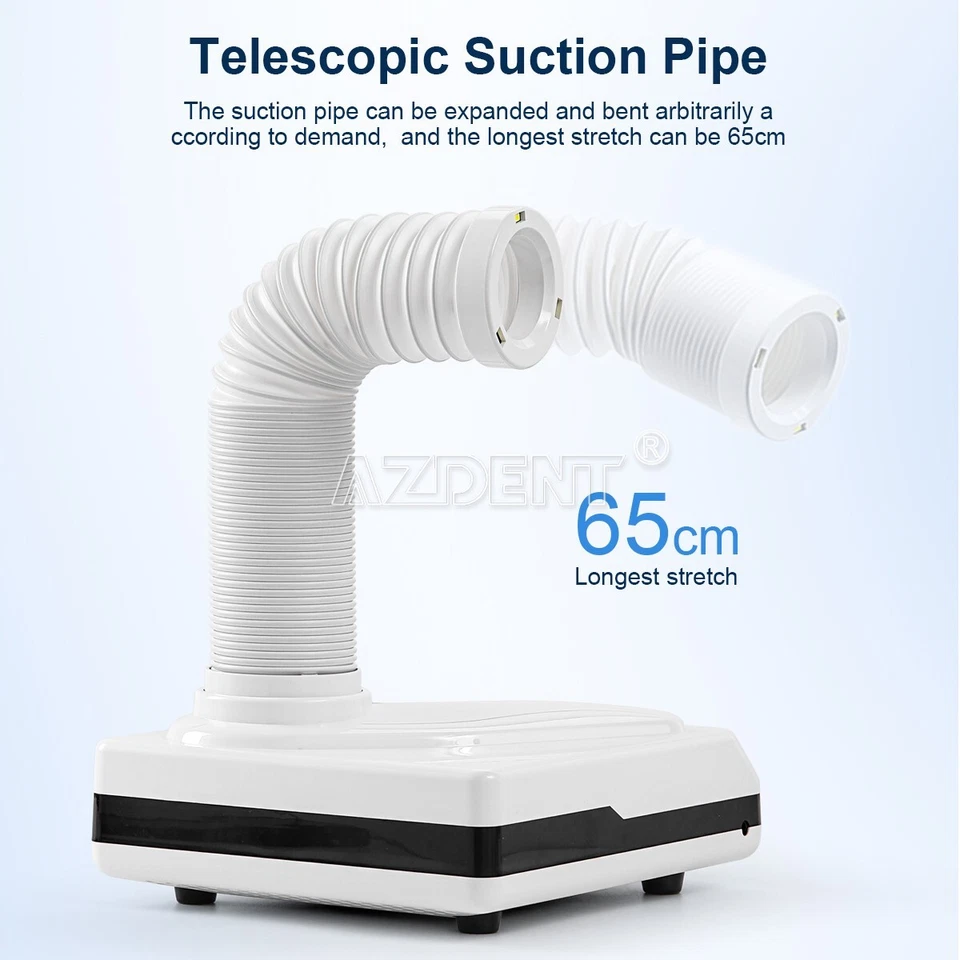 Equipo de succión de polvo LED extractor colector de polvo de laboratorio dental de EE. UU. Foto 4 de 4